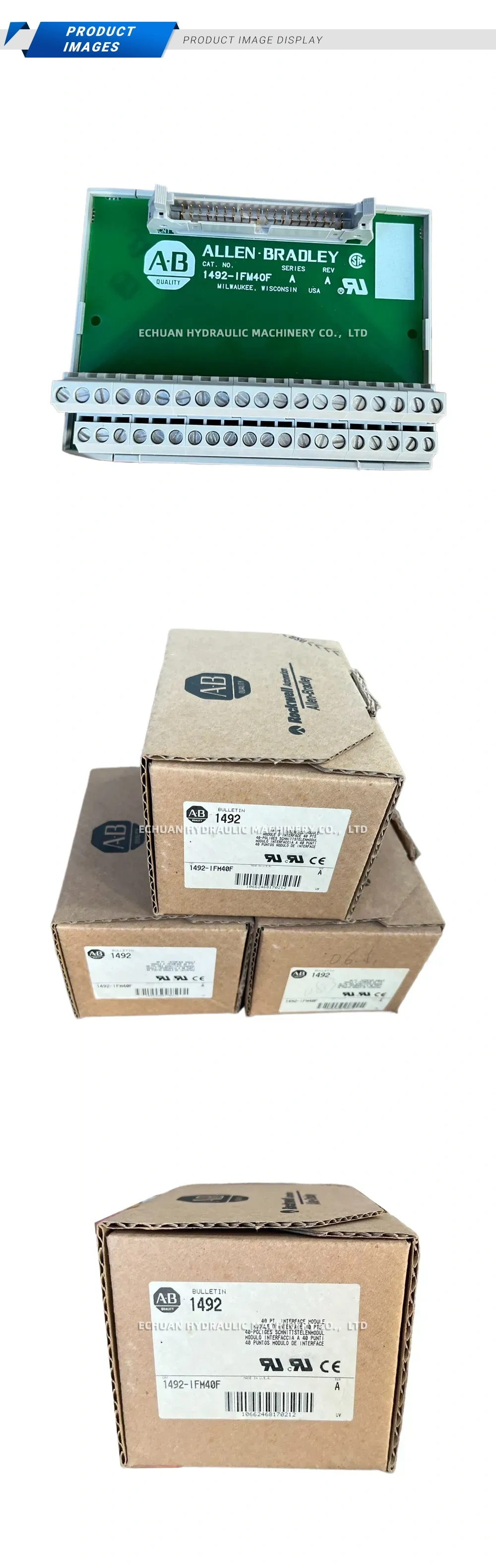 Allen-Bradley 1492-IFM40F Interface Module Description