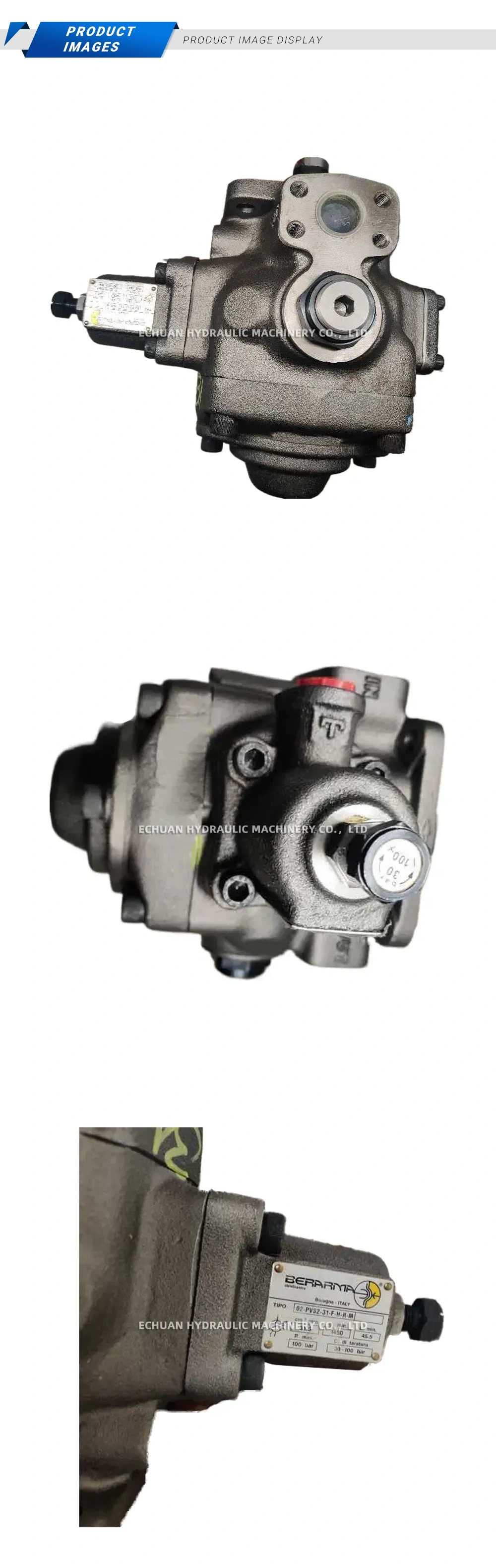 Berarma 02-PVS2-31-F-H-R-M Variable Displacement Vane Pump Description