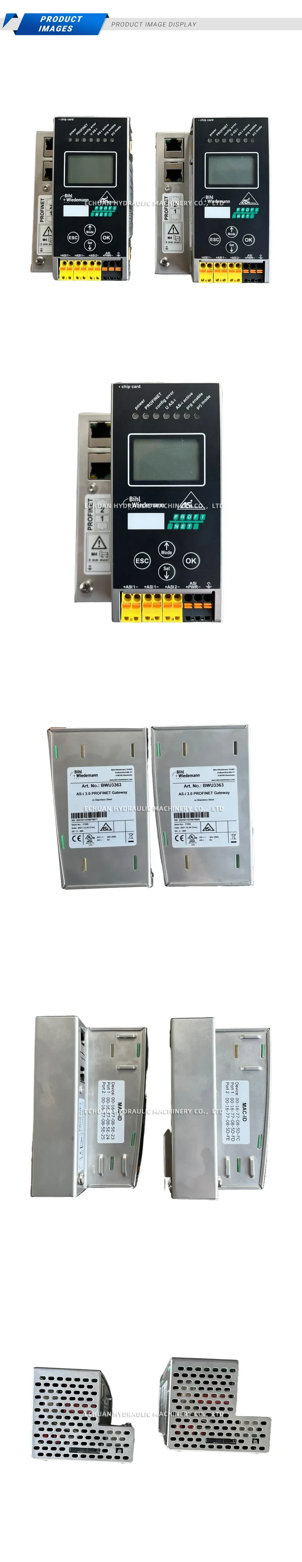 Bihl + Wiedemann BWU3363 AS-i 3.0 PROFINET Gateway Description