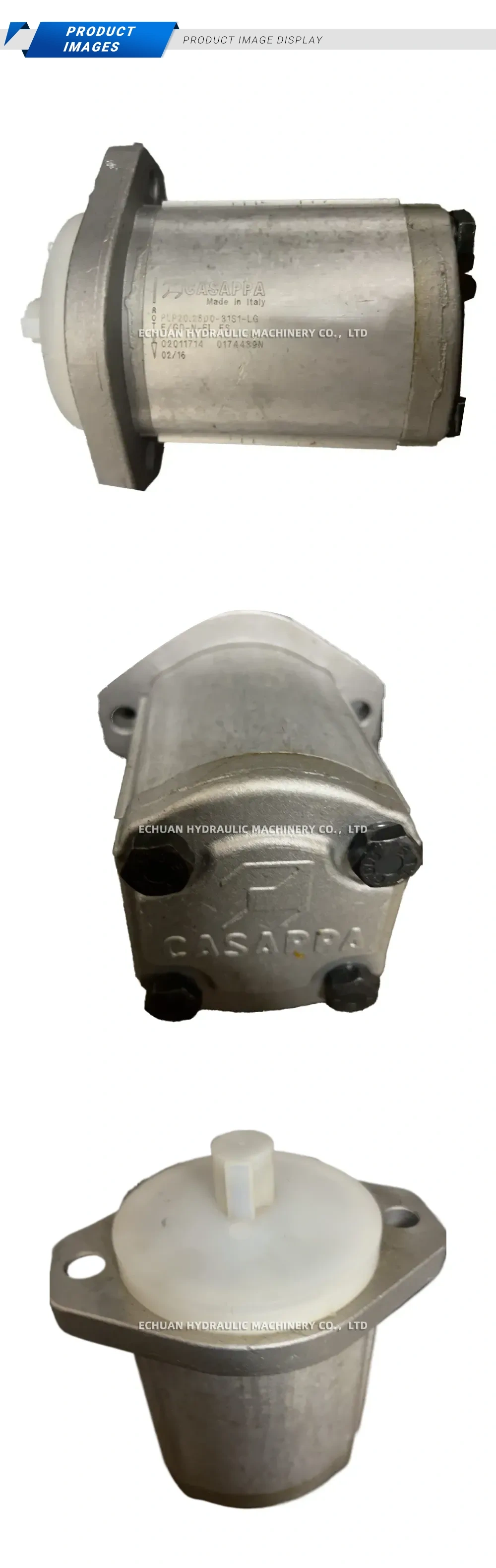 Casappa PLP20.25D0-31S1-LB Hydraulic Gear Pump Description