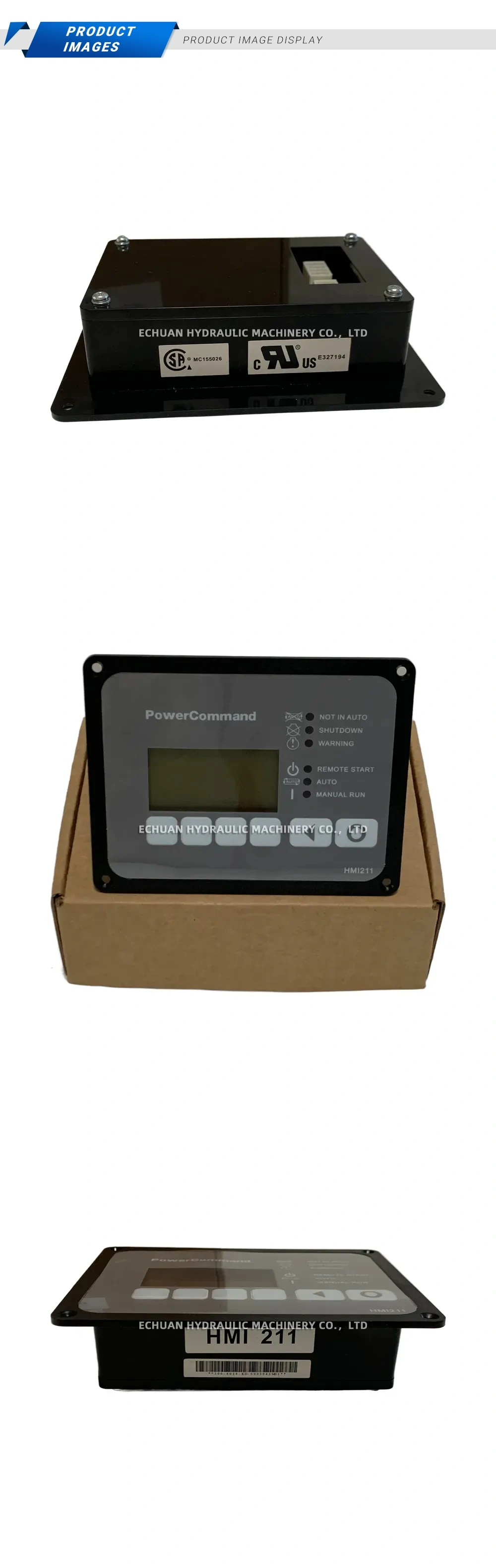 Cummins HMI211 PowerCommand HMI Remote Display Panel Description