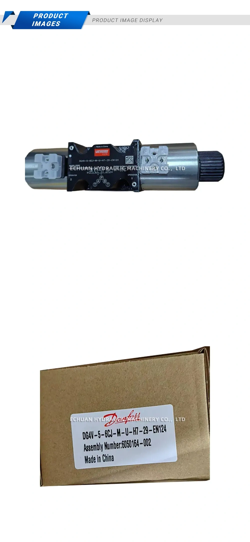 Danfoss DG4V-5-6CJ-M-U-H7-29-EN124 Hydraulic Directional Control Valve Description