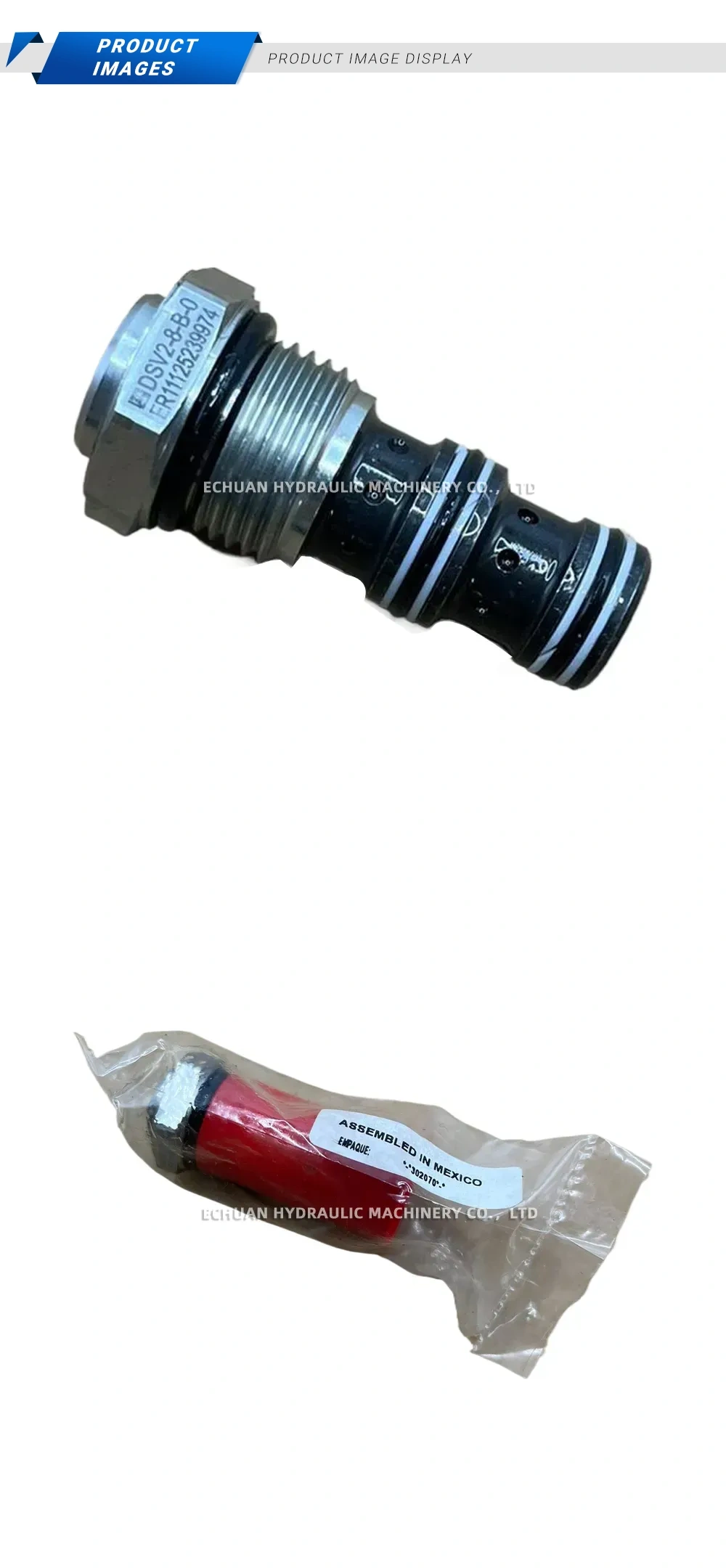 Danfoss DSV2-8-B-0 Hydraulic Solenoid Cartridge Valve Description