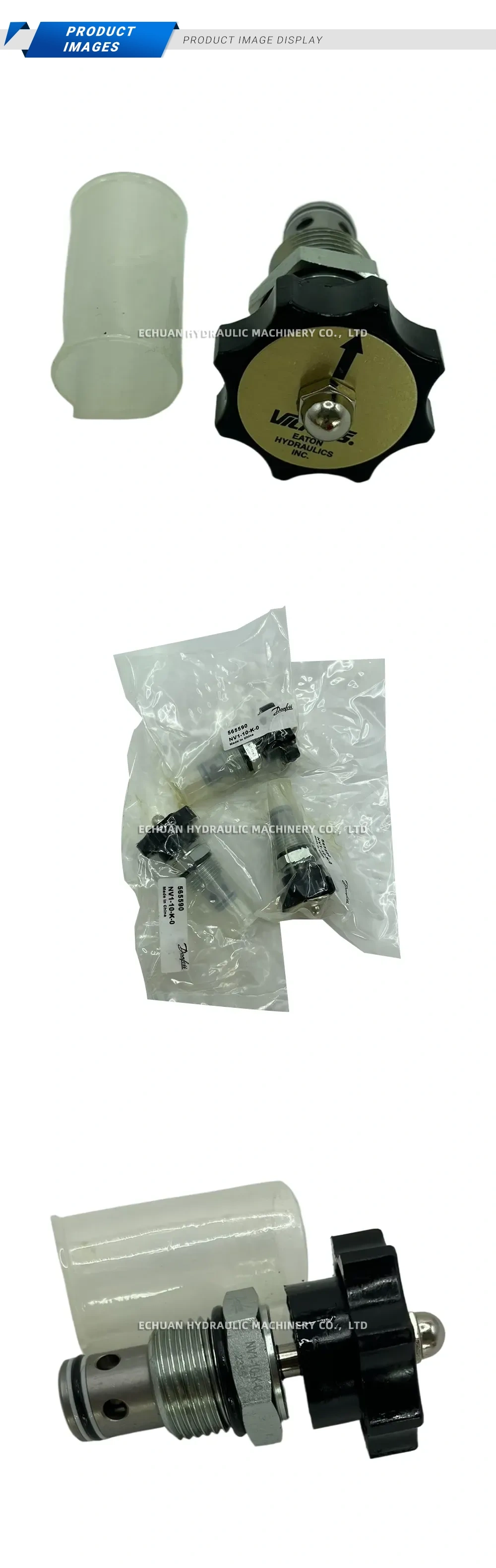 Danfoss NV1-10-K-0 Hydraulic Needle Valve Cartridge Description