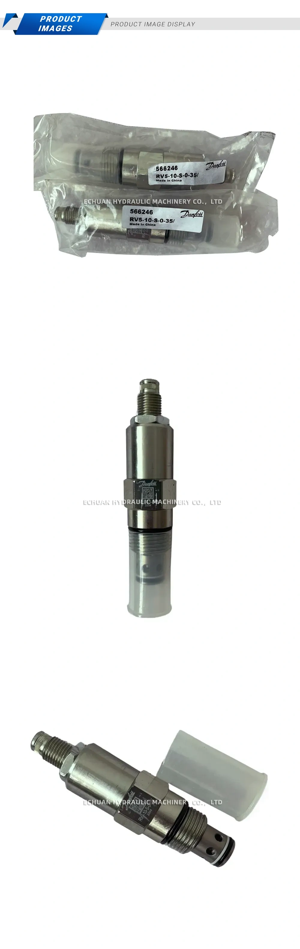 Danfoss RV5-10-S-0-35 Hydraulic Relief Valve Description