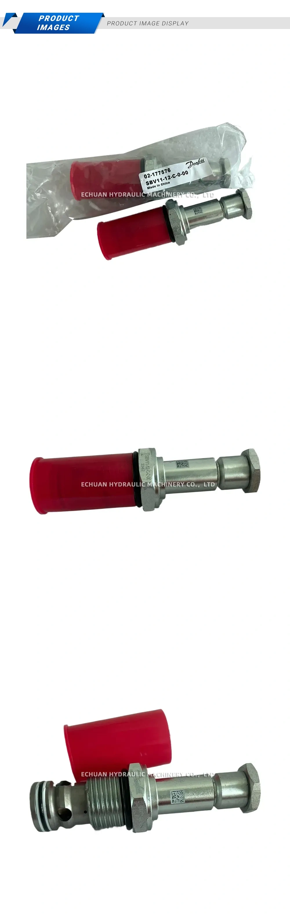 Danfoss SBV11-12-C-0-00 Hydraulic Solenoid Valve Cartridge Description