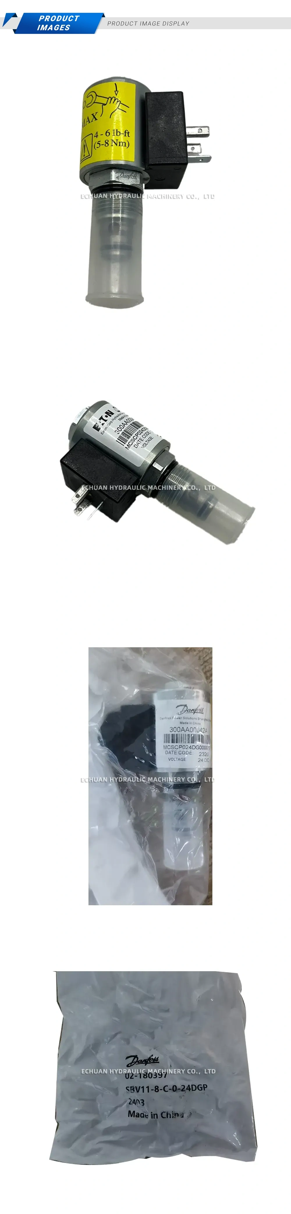 Danfoss SBV11-8-C-0-24DGP Solenoid Coil Description
