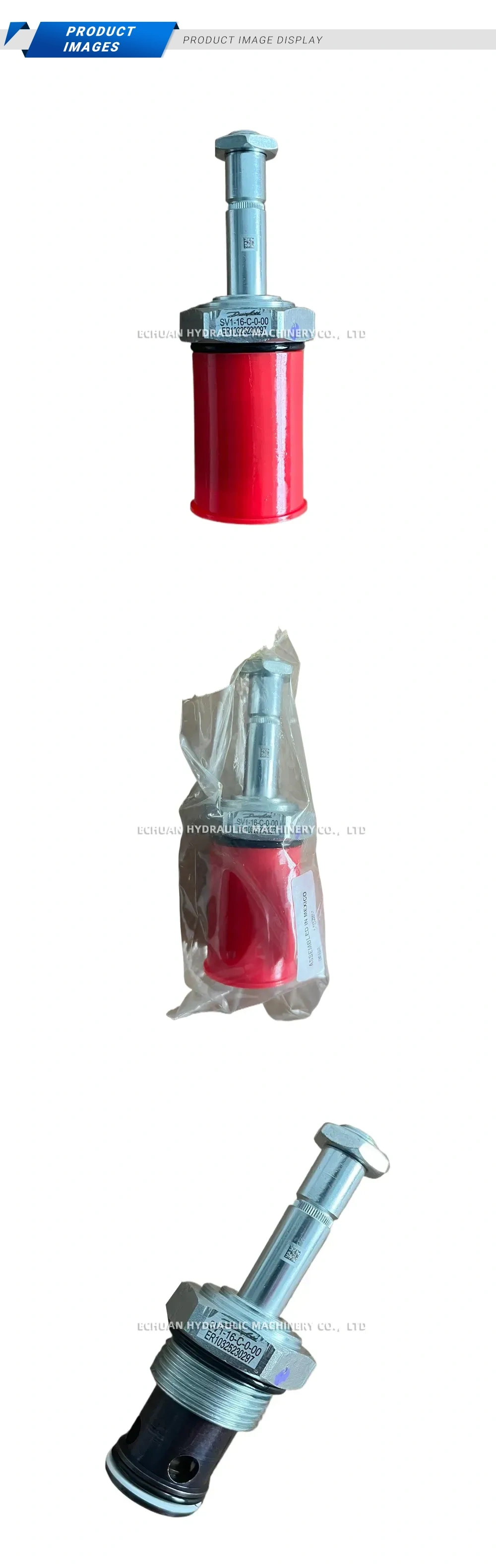 Danfoss SV1-16-C-0-00 Hydraulic Solenoid Valve Cartridge Description