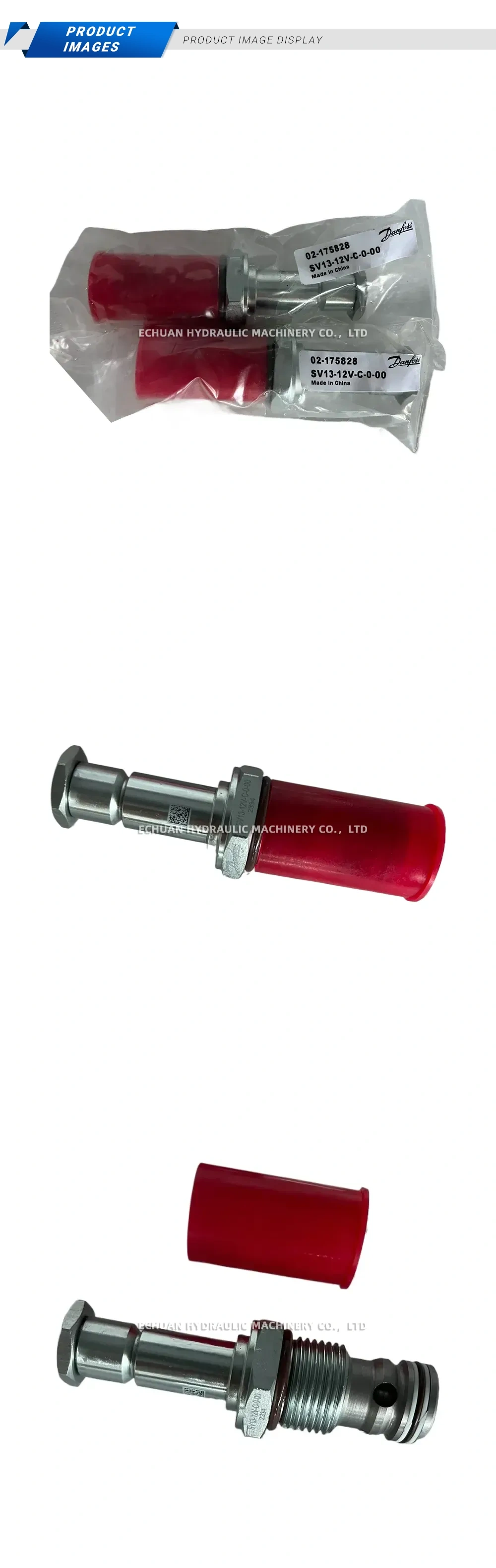Danfoss SV13-12V-C-0-00 Hydraulic Solenoid Valve Cartridge Description