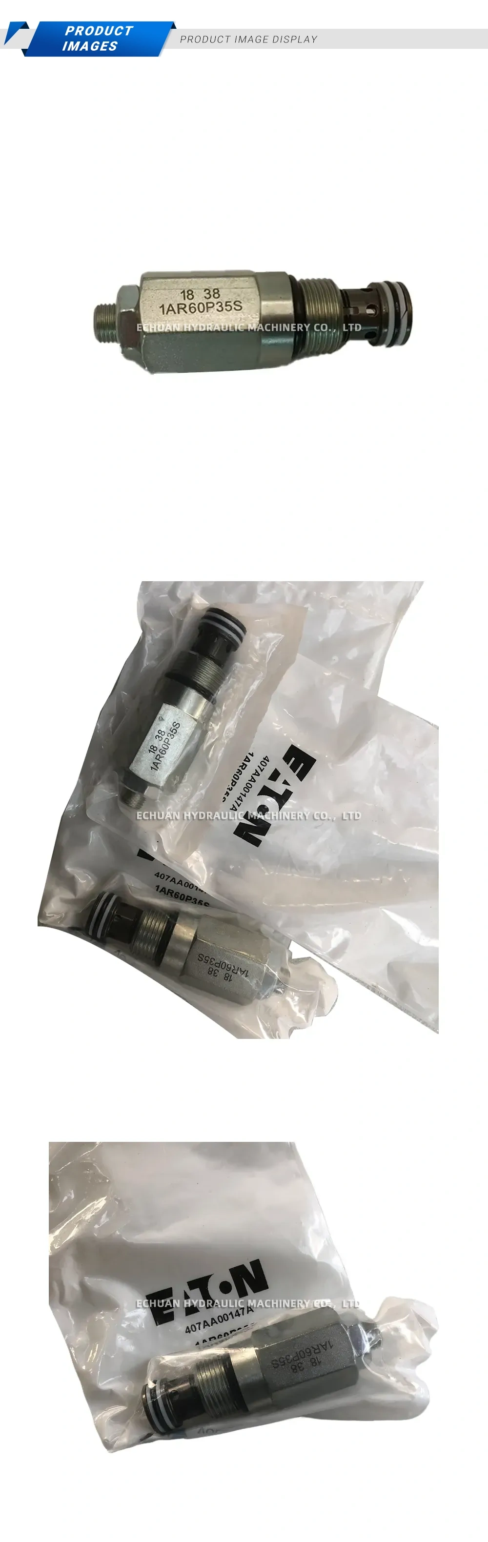 Eaton 1AR60P35S Hydraulic Pressure Reducing Valve Description