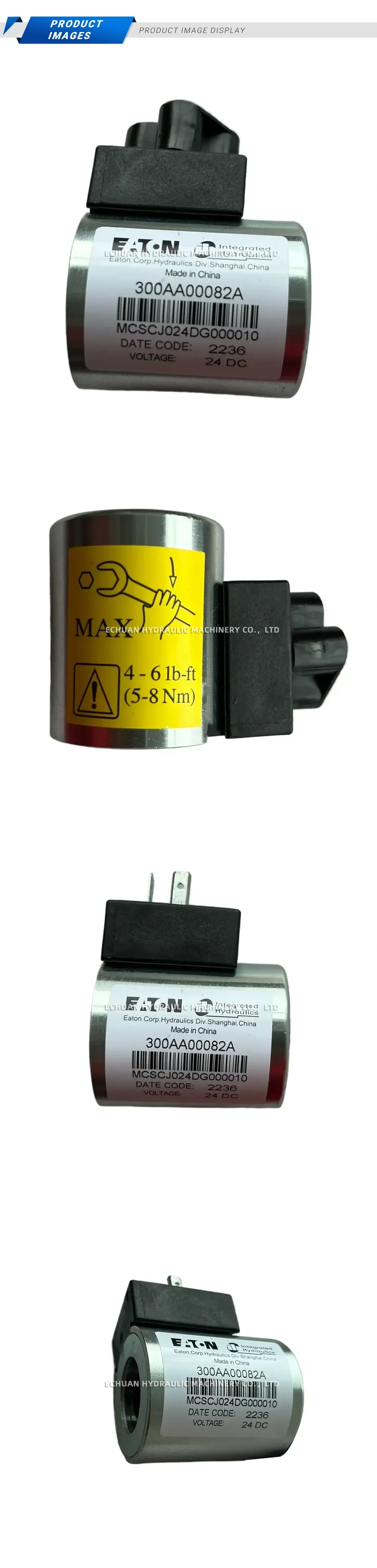 Eaton 300AA00082A Solenoid Coil Description