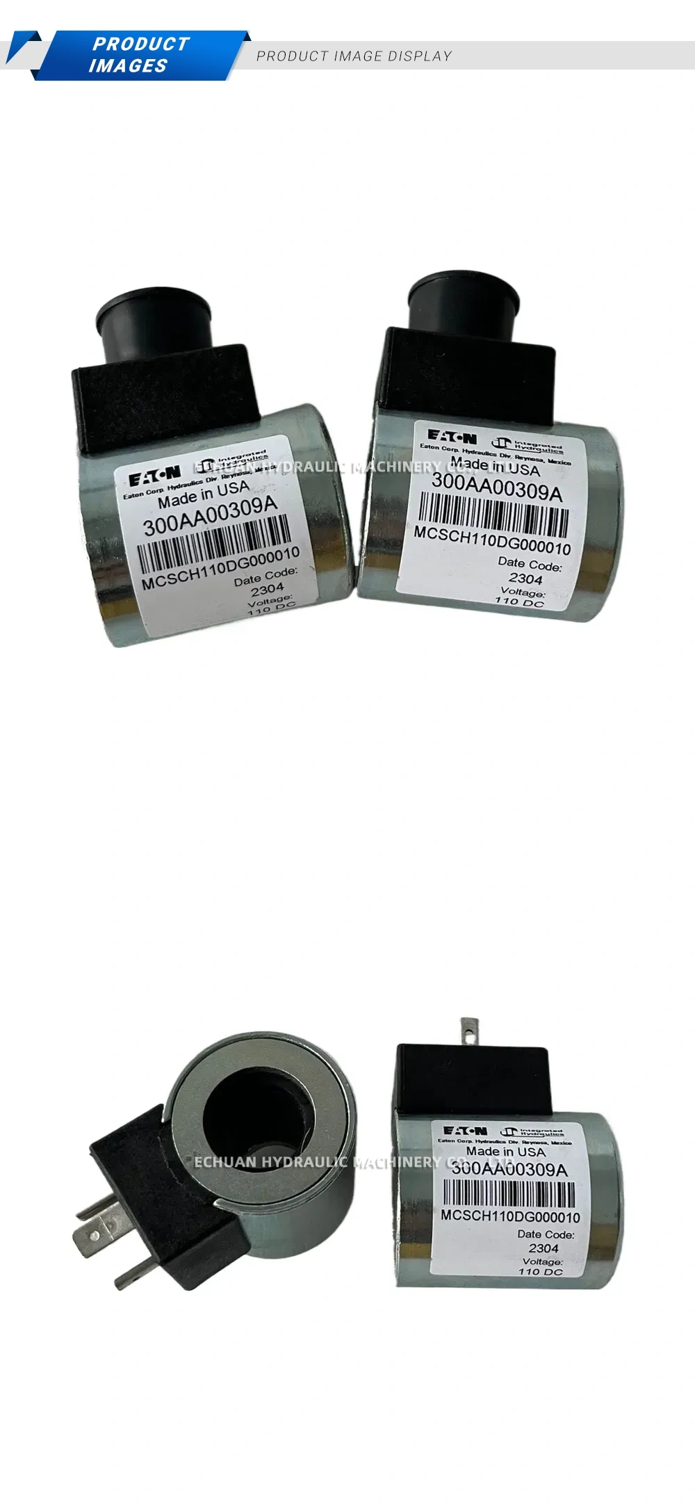 Eaton 300AA00309A Solenoid Coil Description