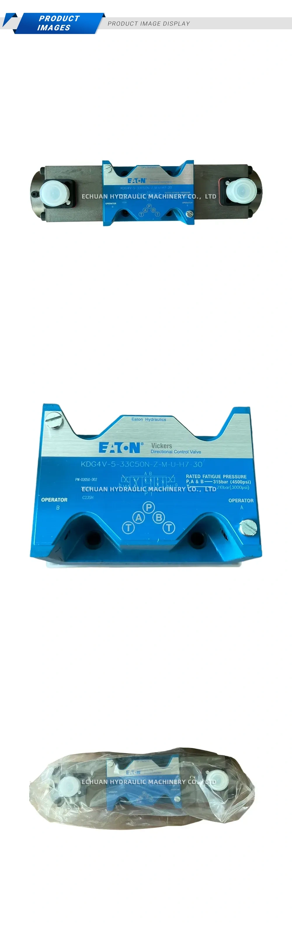 Eaton KDG4V-5-33C50N-Z-M-U-H7-30 Directional Control Valve Description