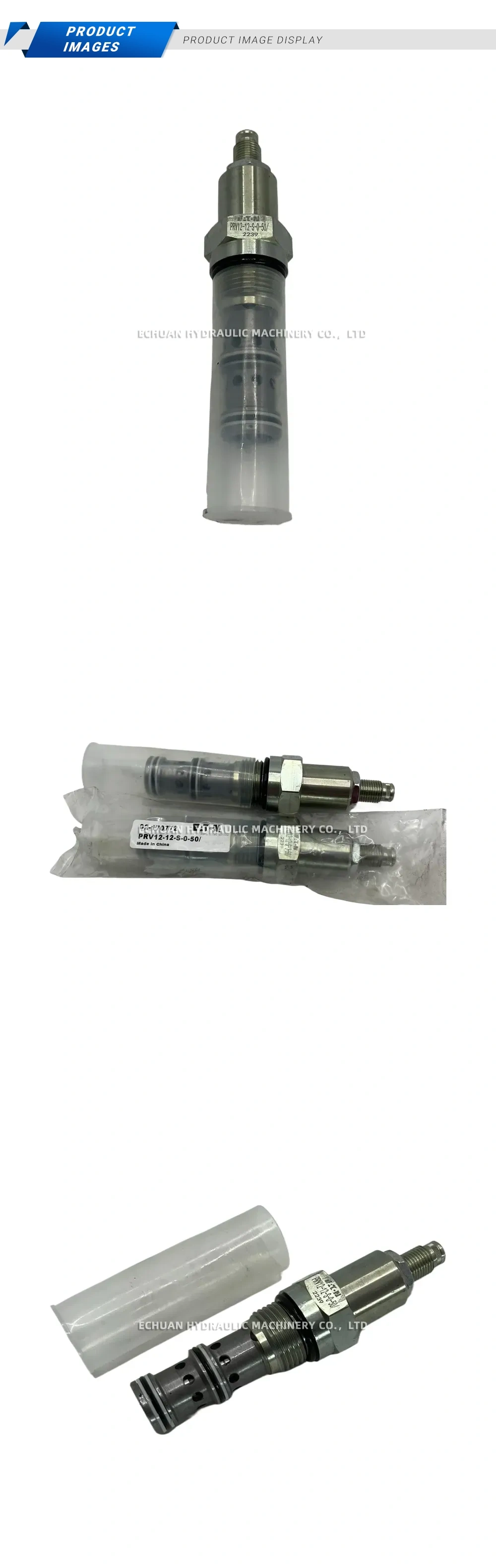Eaton PRV12-12-S-0-50 Hydraulic Pressure Reducing Cartridge Valve Description