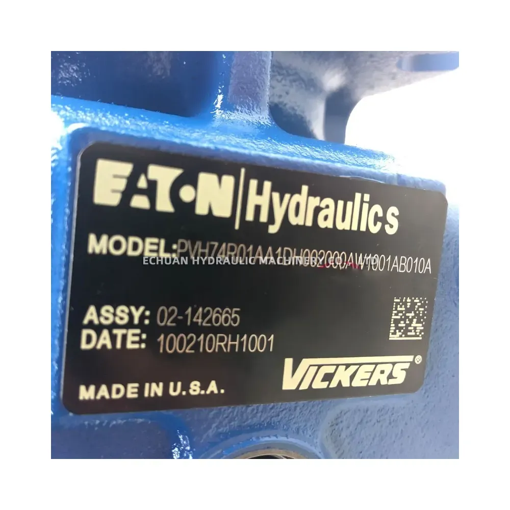Eaton PVH74R01AA1DH002000AW1001AB010A Hydraulic Piston Pump