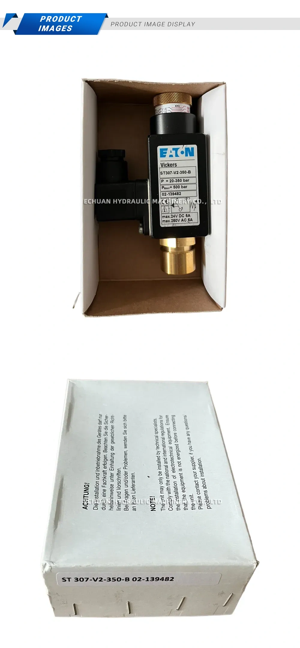 Eaton ST307-V2-350-B Pressure Switch Description