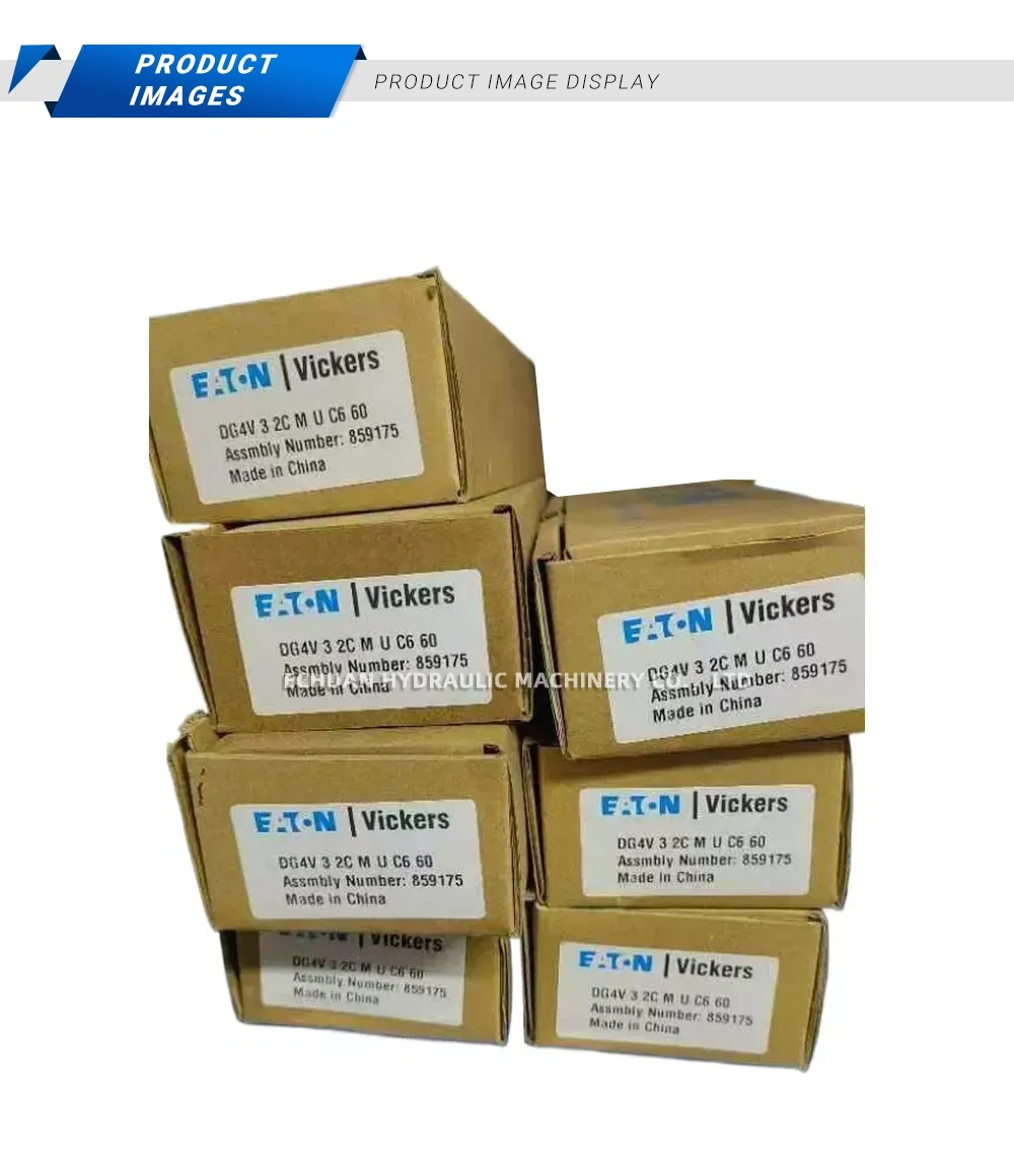 Eaton Vickers DG4V 3 2C M U C6 60 Solenoid Operated Directional Control Valve Description
