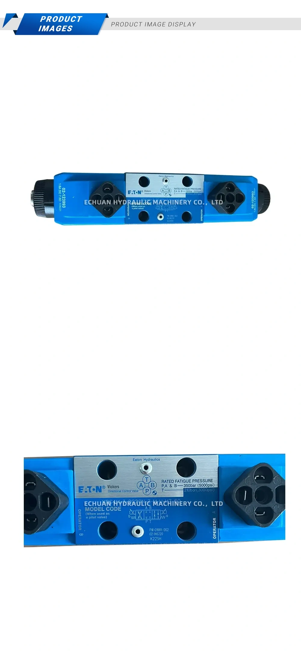 Eaton Vickers KDG4V-3-2C20N-Z-M-U-H7-60 Directional Control Valve Description