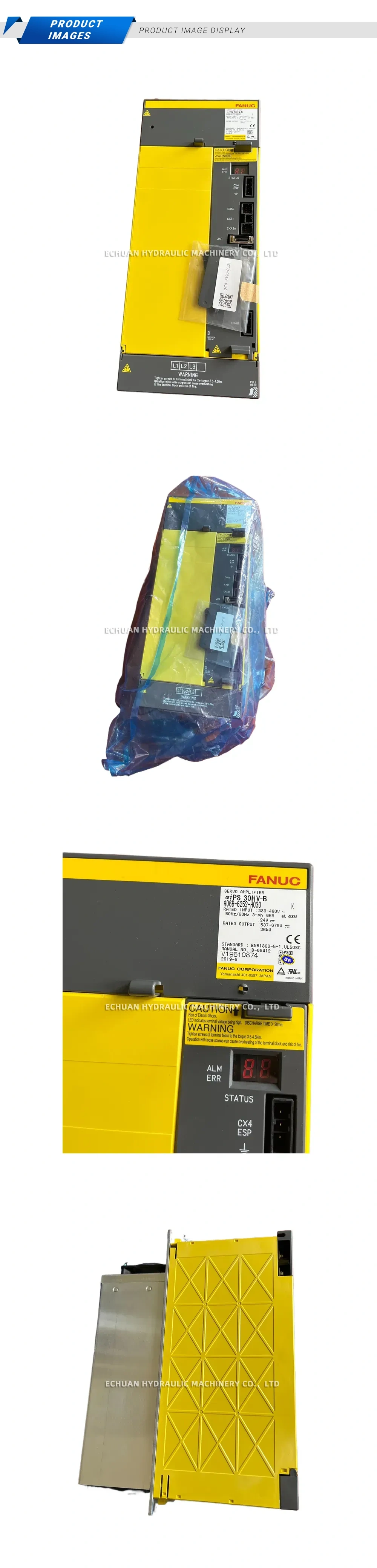 FANUC αiPS 30HV-B (A06B-6252-H030) Servo Amplifier Description