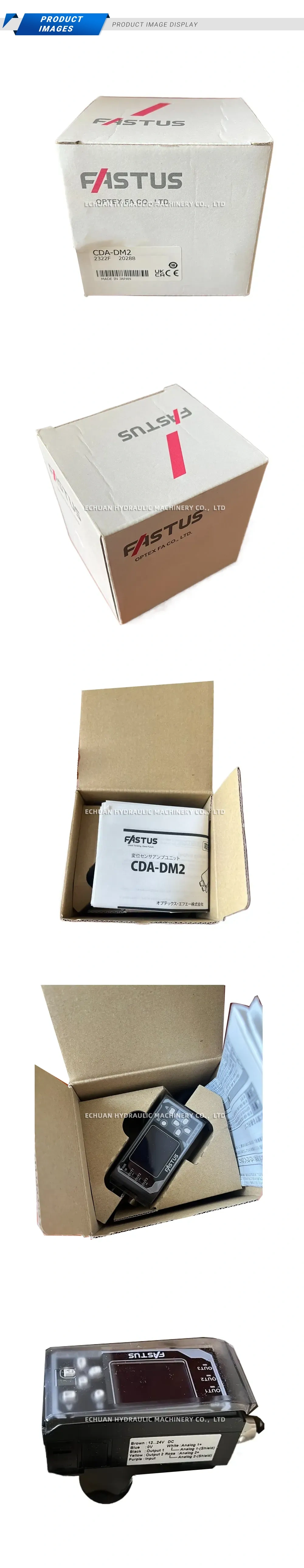 FASTUS CDA-DM2 Displacement Sensor Amplifier Unit Description