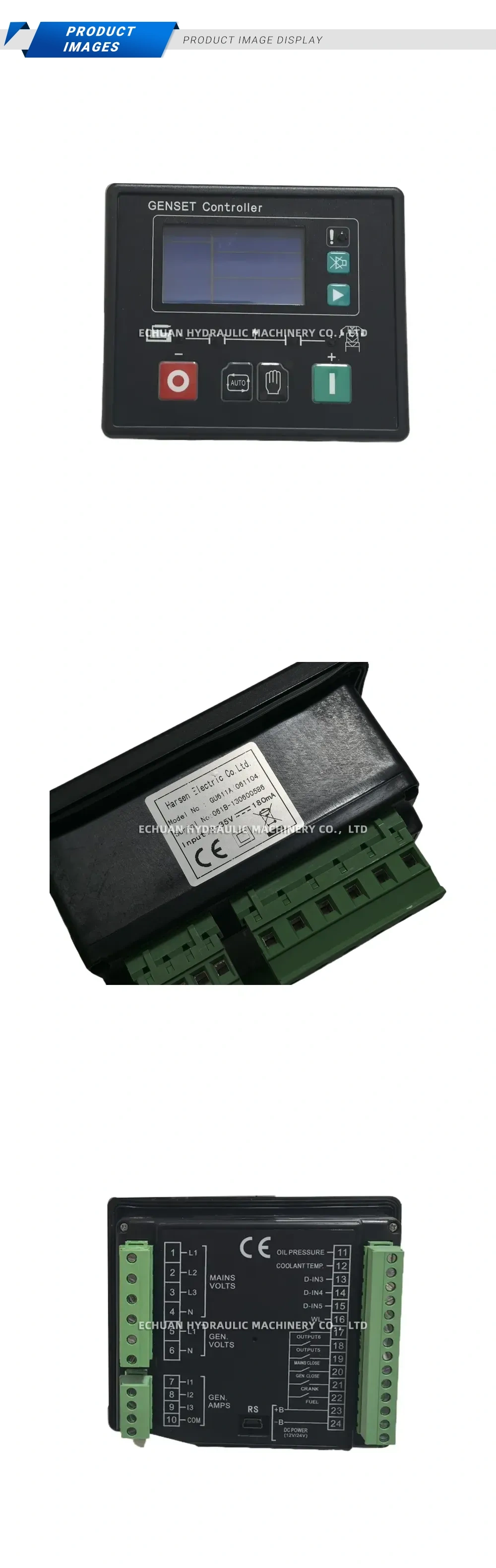 Harsen GU611A Genset Controller Description