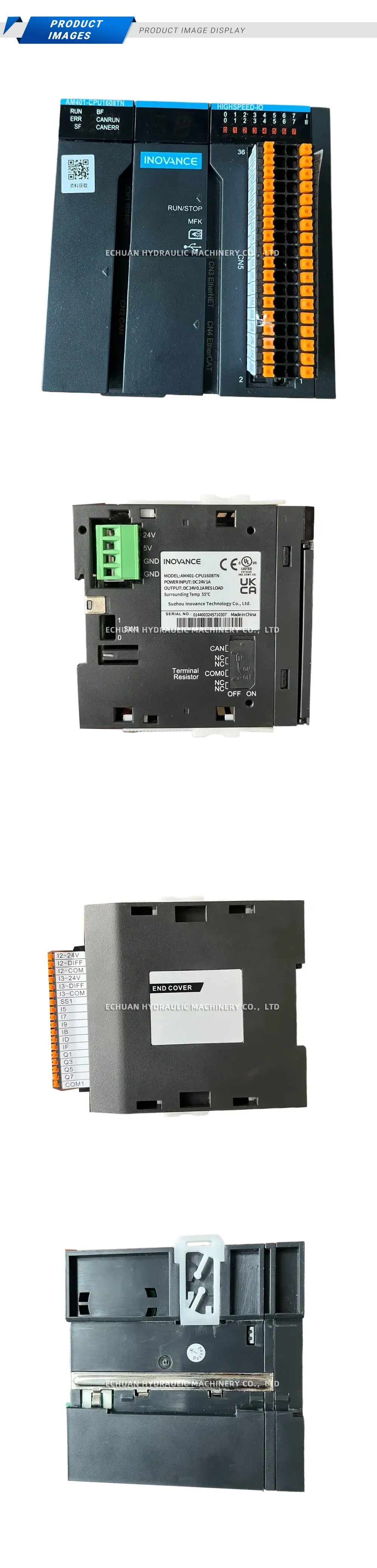 INOVANCE AM401-CPU1608TN PLC CPU Module Description