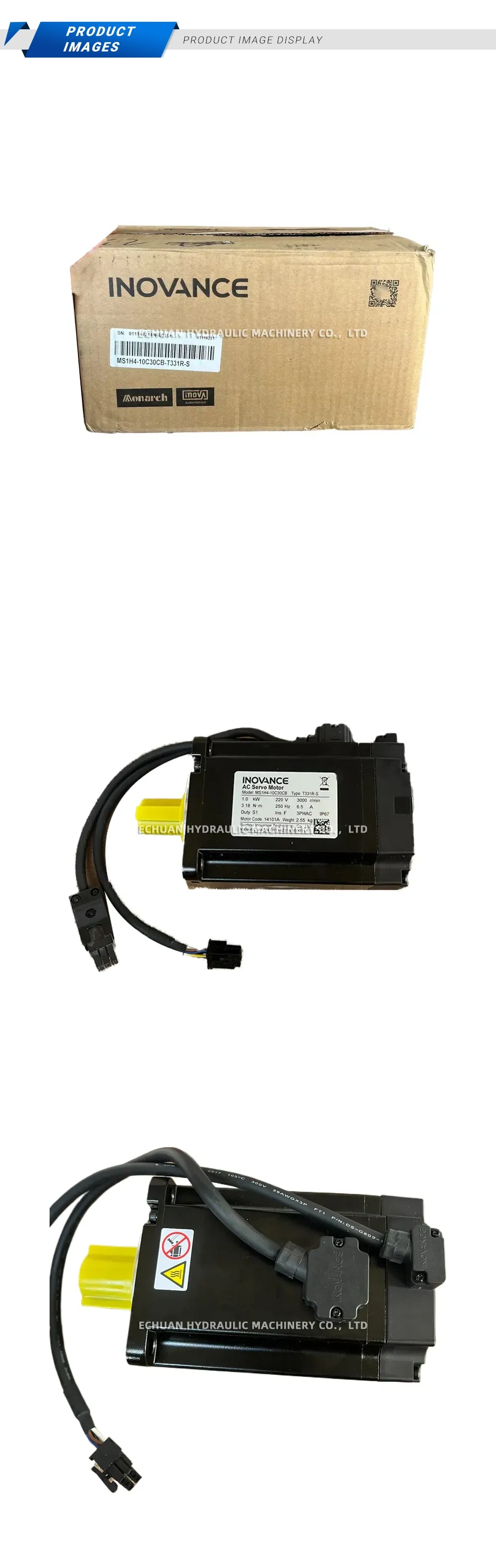 INOVANCE MS1H4-10C30CB AC Servo Motor Description