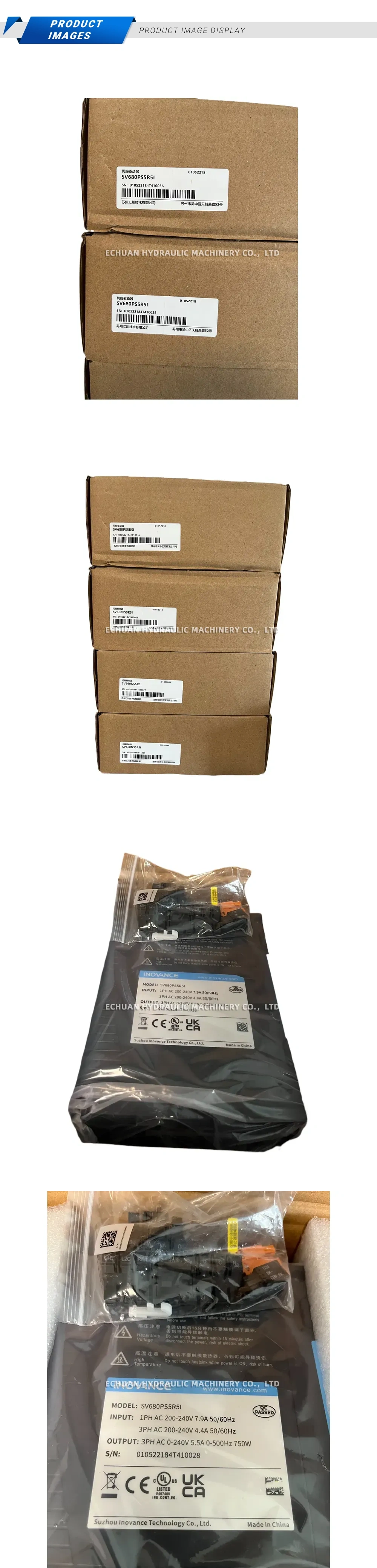 INOVANCE SV680PS5R5I Servo Drive Description