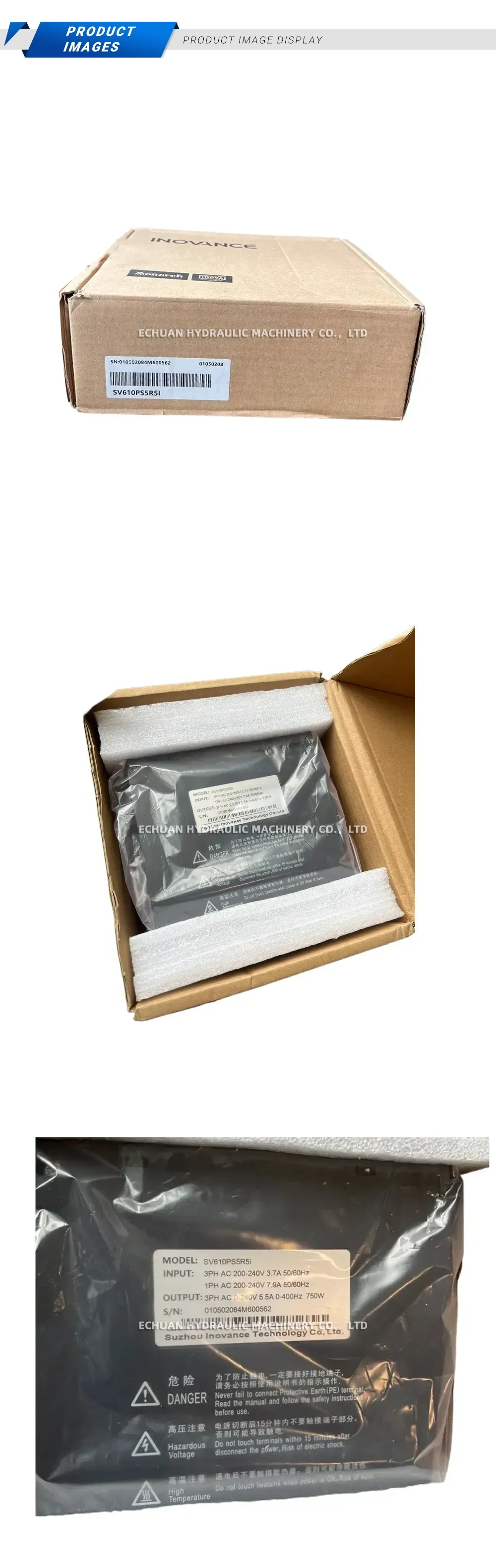 Inovance SV610PS5R5I Servo Drive Description