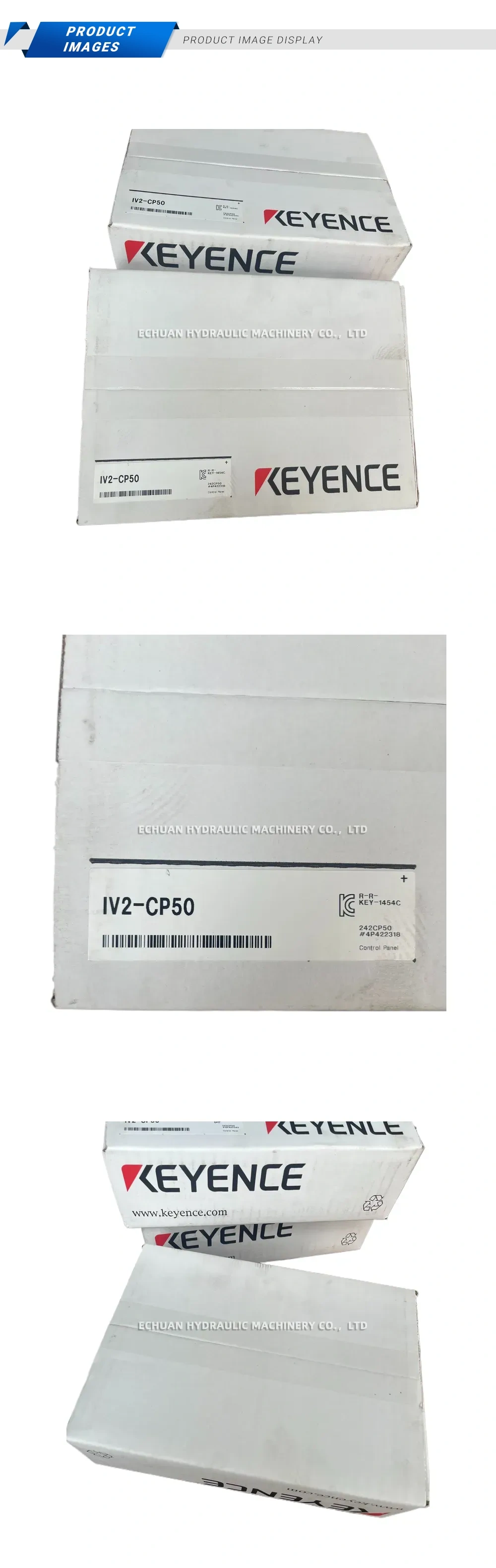 KEYENCE IV2-CP50 Control Panel Description