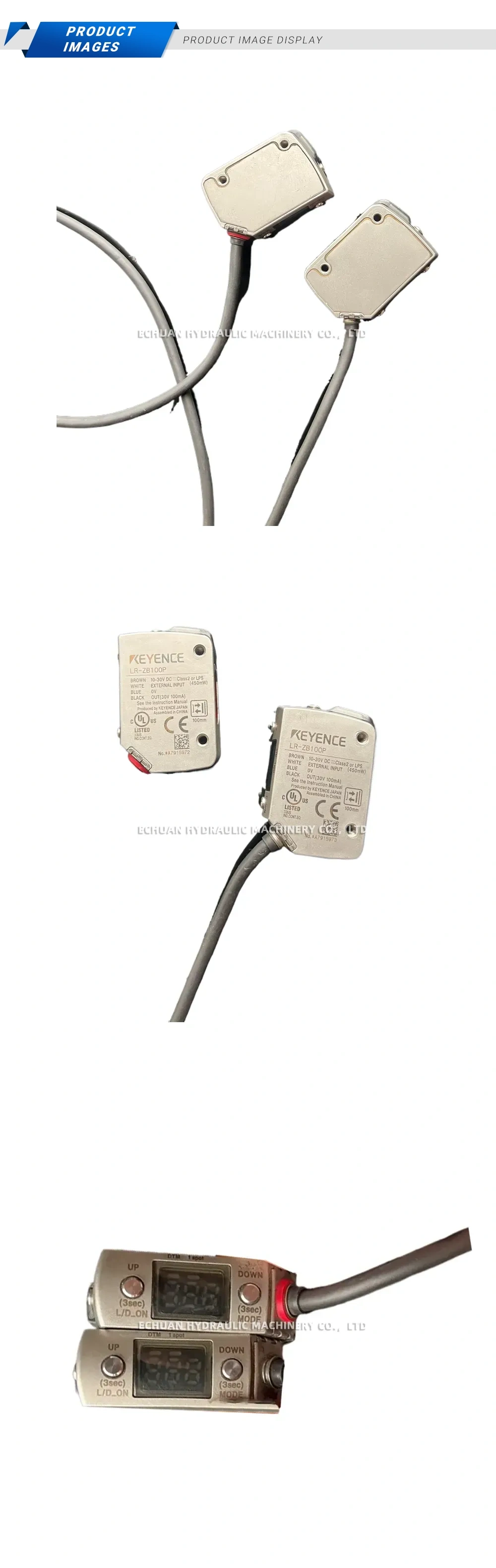 KEYENCE LR-ZB100P CMOS Laser Sensor Description