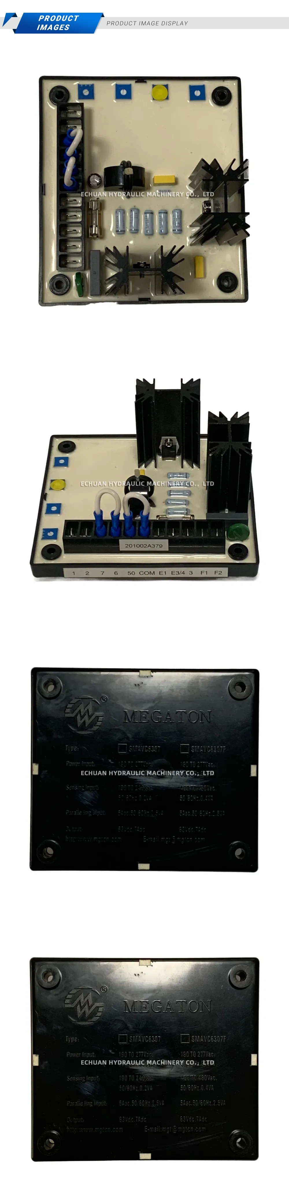 MEGATON SMAVC6307 Automatic Voltage Regulator (AVR) Description