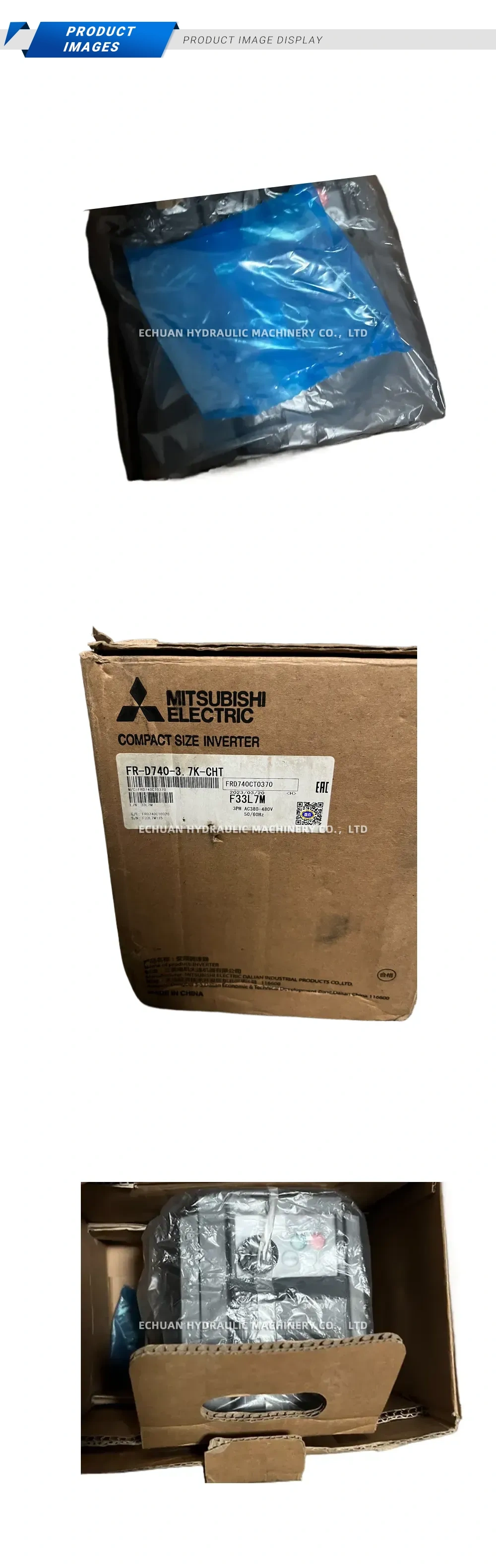 Mitsubishi Electric FR-D740-3.7K-CHT Compact Size Inverter Description