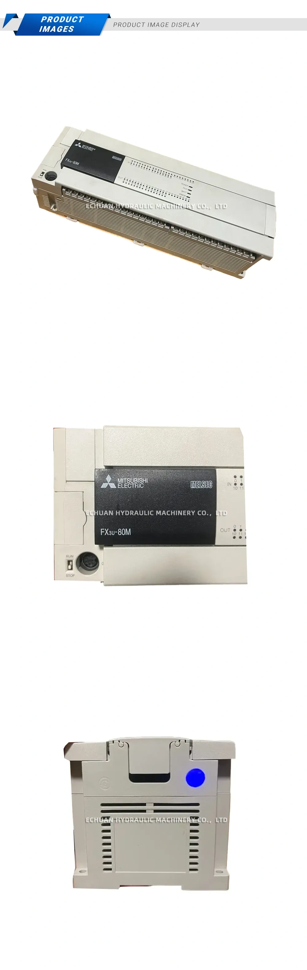 Mitsubishi Electric FX3U-80M Programmable Logic Controller (PLC) Description
