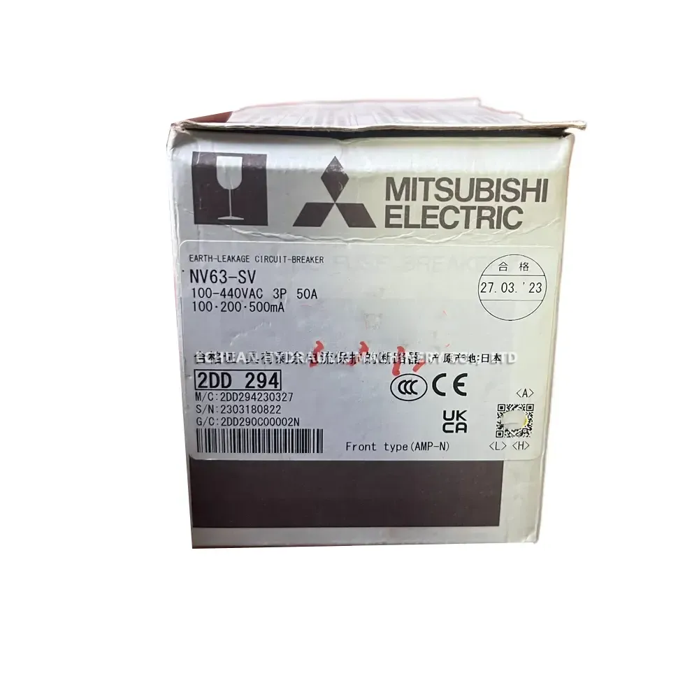 Mitsubishi Electric NV63-SV Earth-Leakage Circuit Breaker