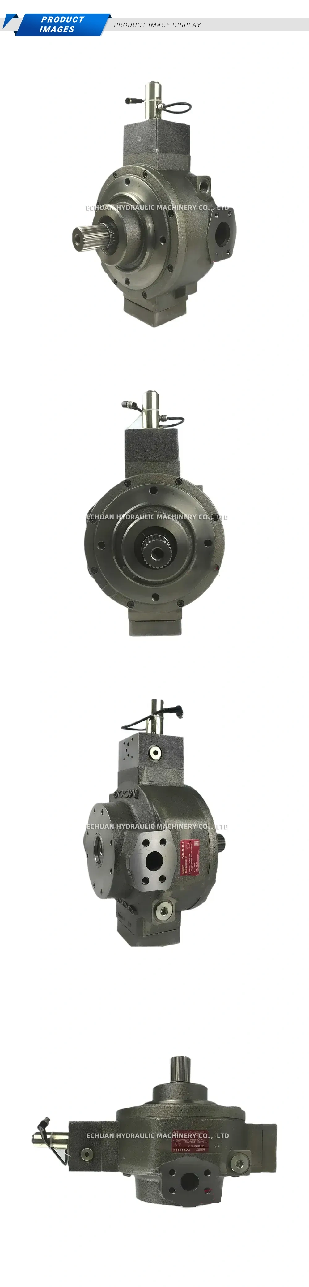 Moog R40K02M3NSS Hydraulic Radial Piston Pump Description