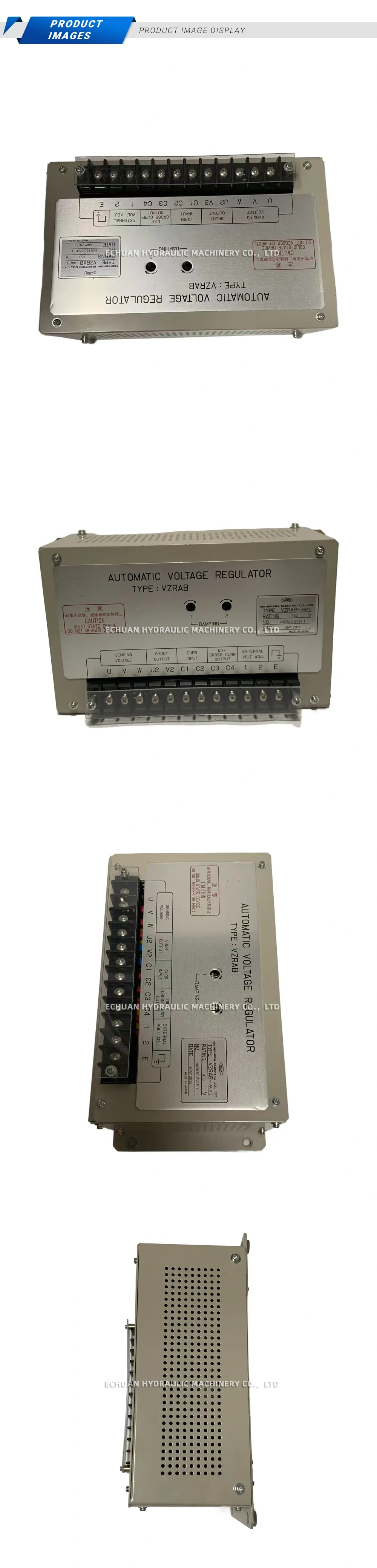 Nishishiba Electric VZRAB-4A(PT) Automatic Voltage Regulator Description