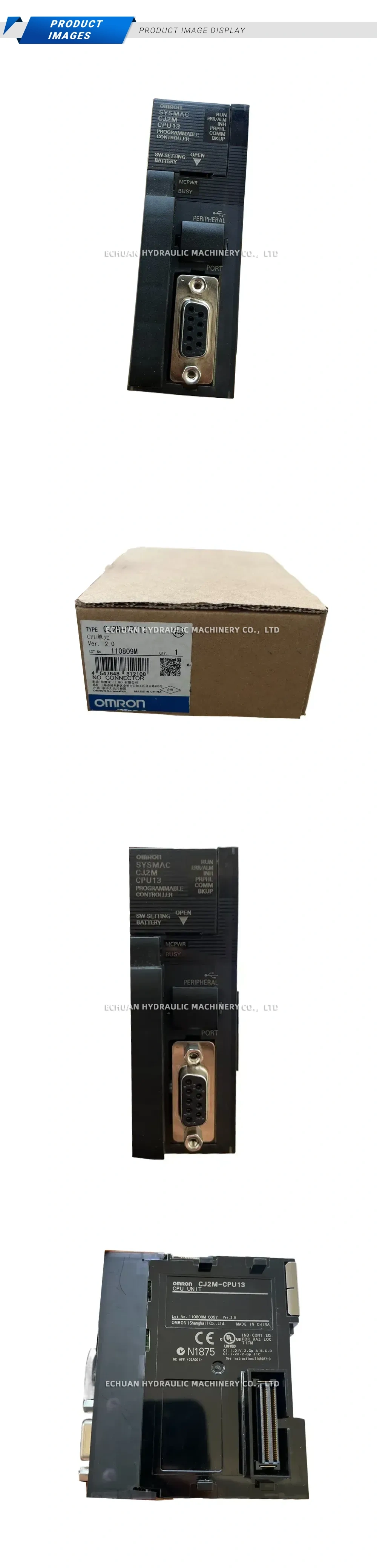 OMRON CJ2M-CPU13 Programmable Controller CPU Unit Description