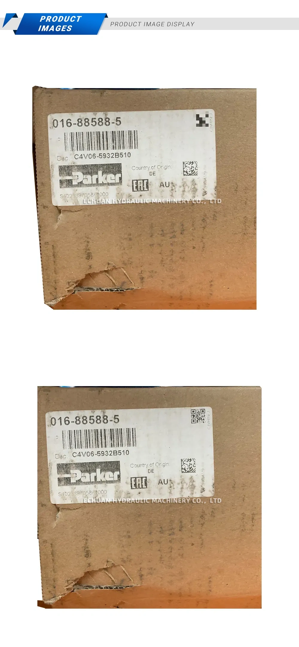 Parker 016-88588-5 Pilot Operated Check Valve Description