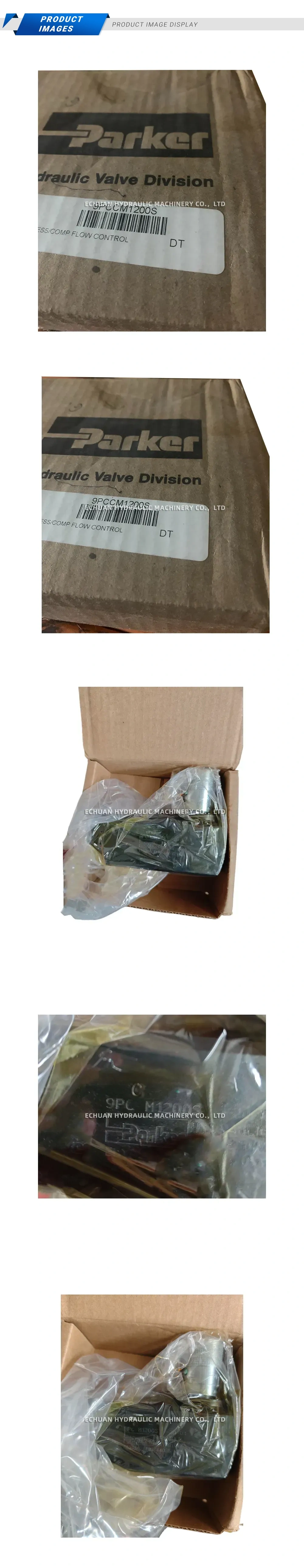 Parker 9PCCM1200S Hydraulic Flow Control Valve Description