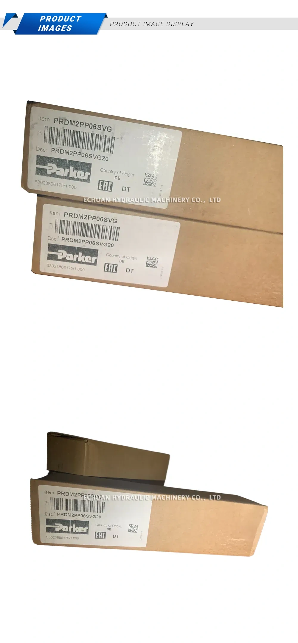 Parker PRDM2PP06SVG Pressure Reducing Valve Description