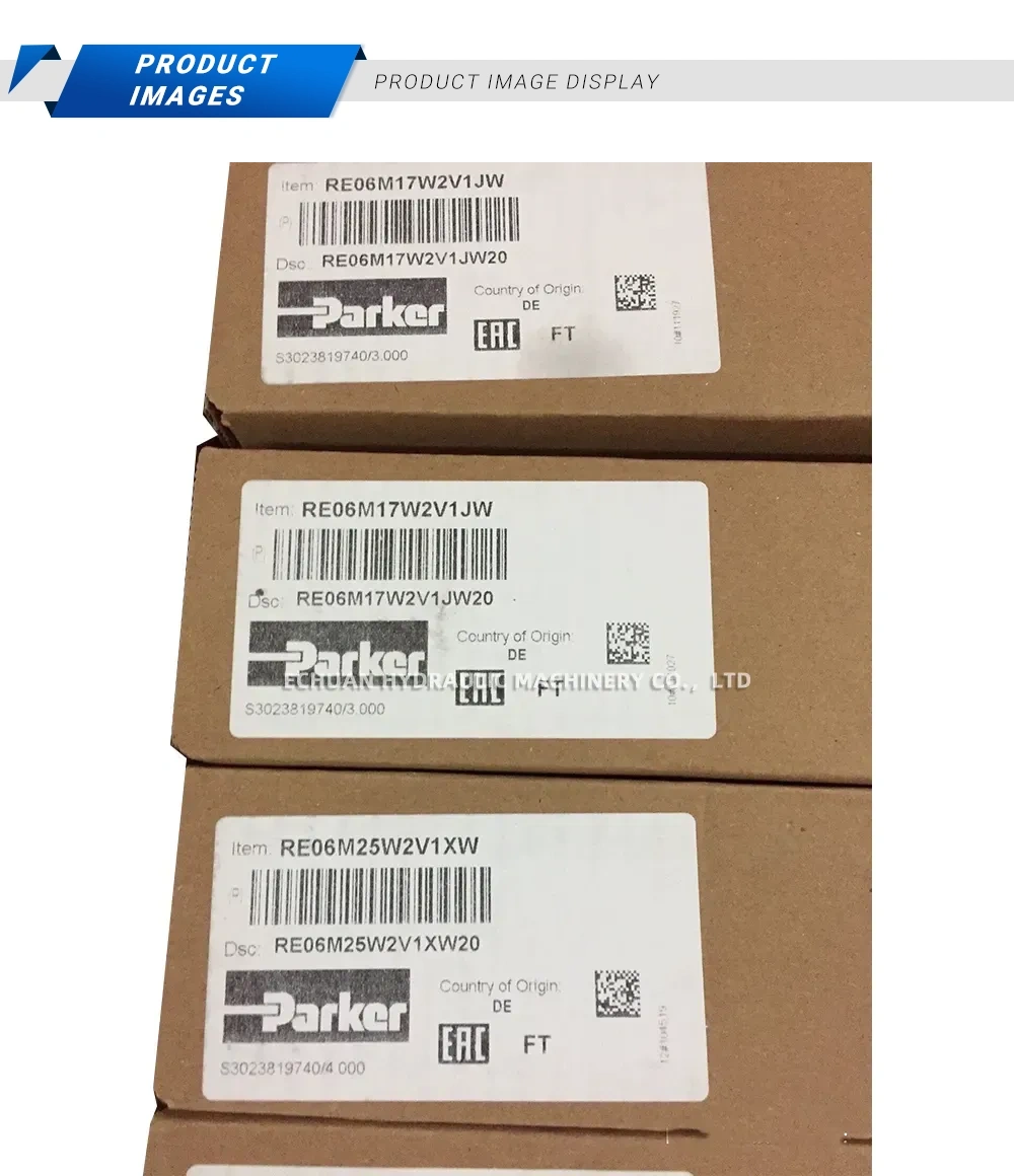 Parker RE06M17W2V1JW Hydraulic Valve Description