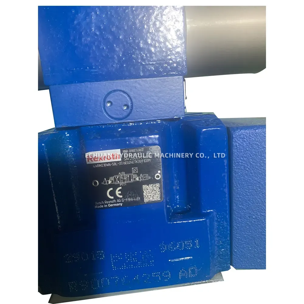 Rexroth 4WRKE10W6-50L-37/6EG24ETK31/F1D3M Hydraulic High Response Directional Servo Valve