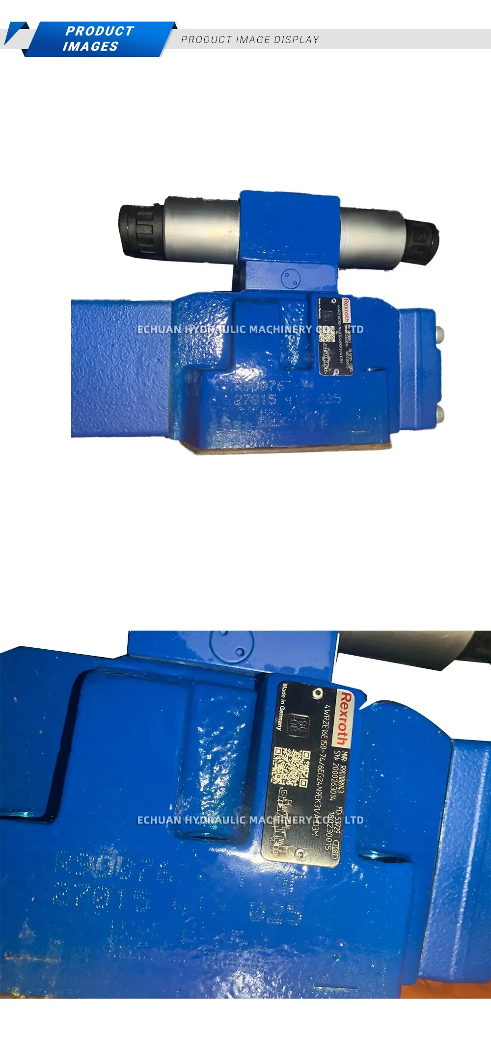 Rexroth 4WRZE16E150-74/6EG24N9EK31/A1D3M Proportional Directional Control Valve Description
