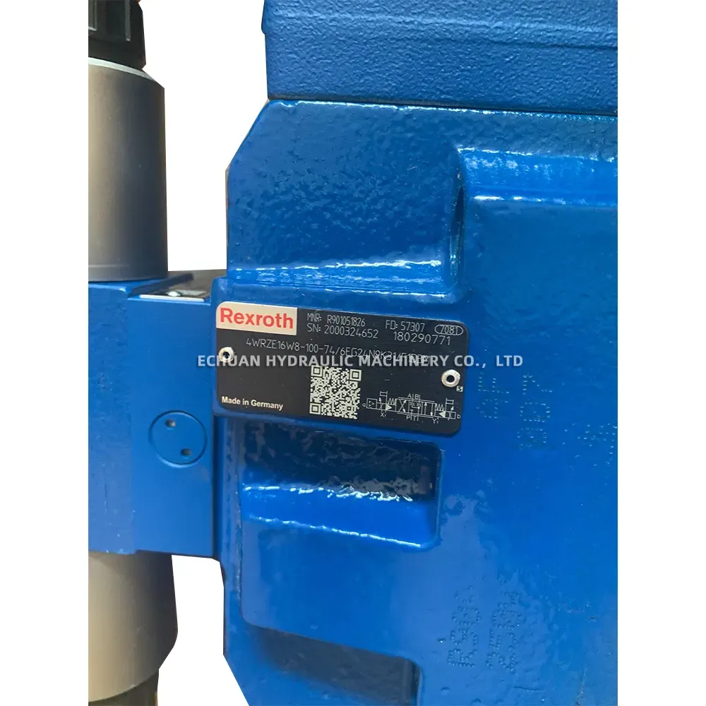 Rexroth 4WRZE16W8-100-74/6EG24N9K31/F1D3M Proportional Directional Control Valve