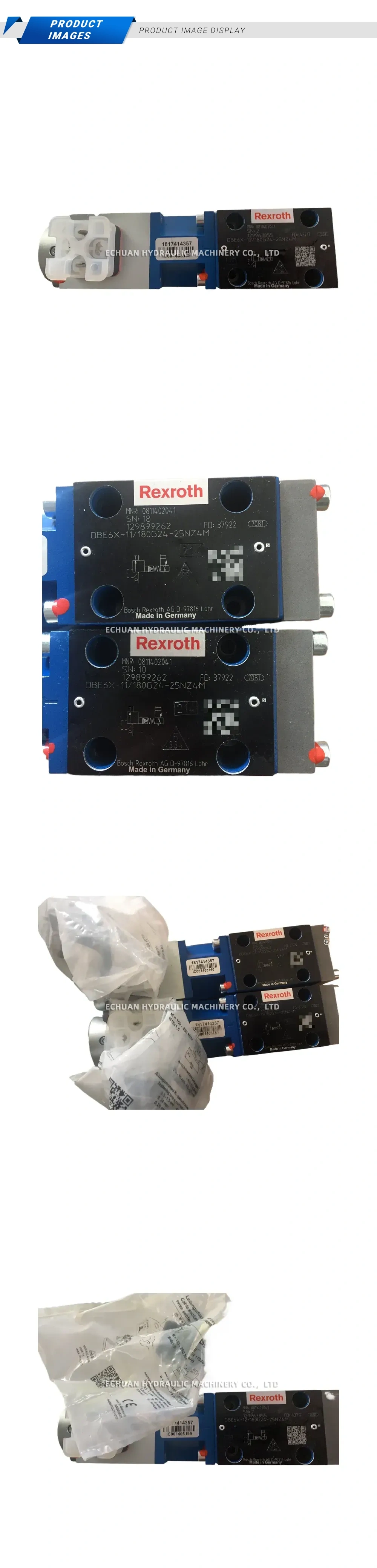 Rexroth DBE6X-11/180G24-25NZ4M Proportional Pressure Reducing Valve Description