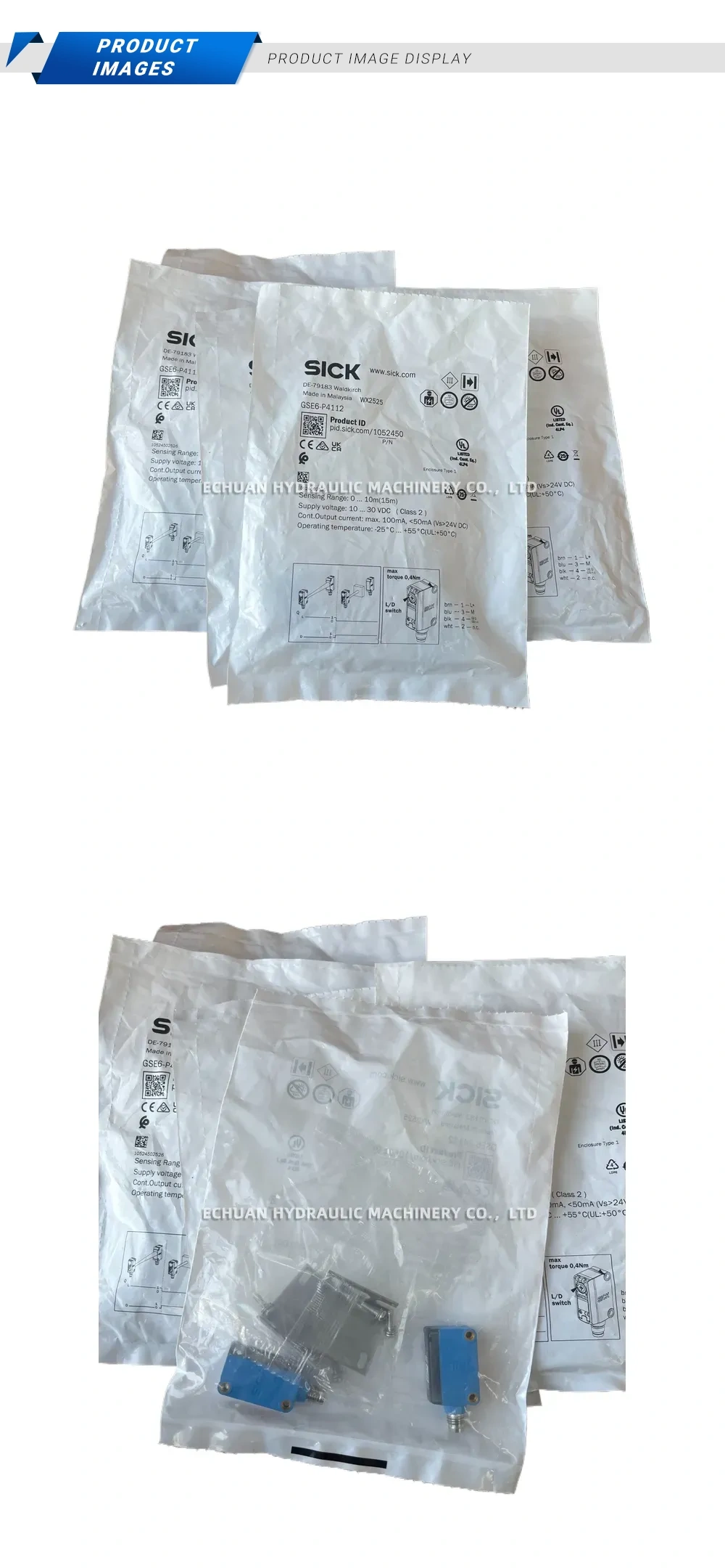SICK GSE6-P4112 Through-beam Photoelectric Sensor Description