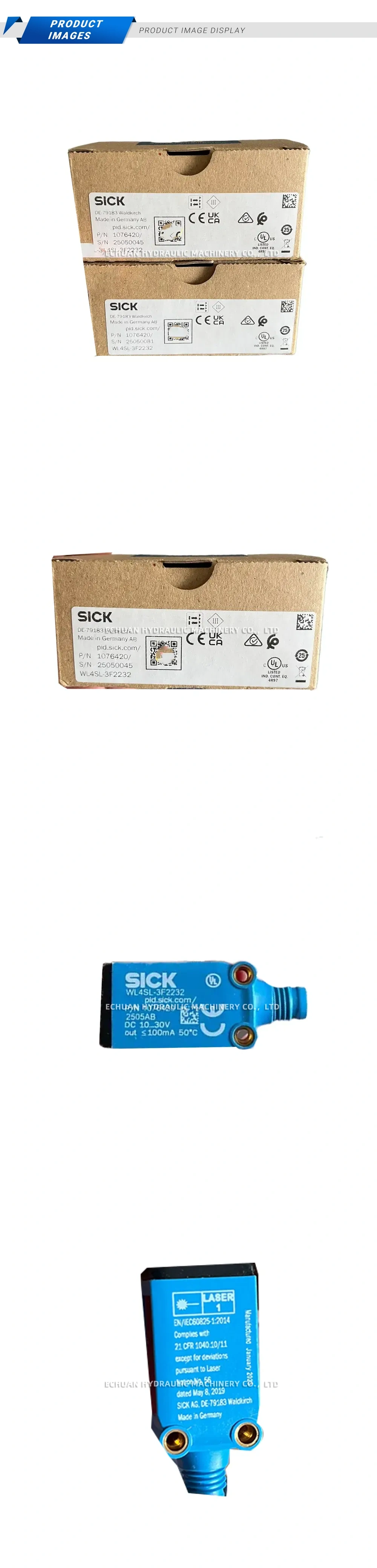 SICK WL4SL-3F2232 Laser Photoelectric Sensor Description