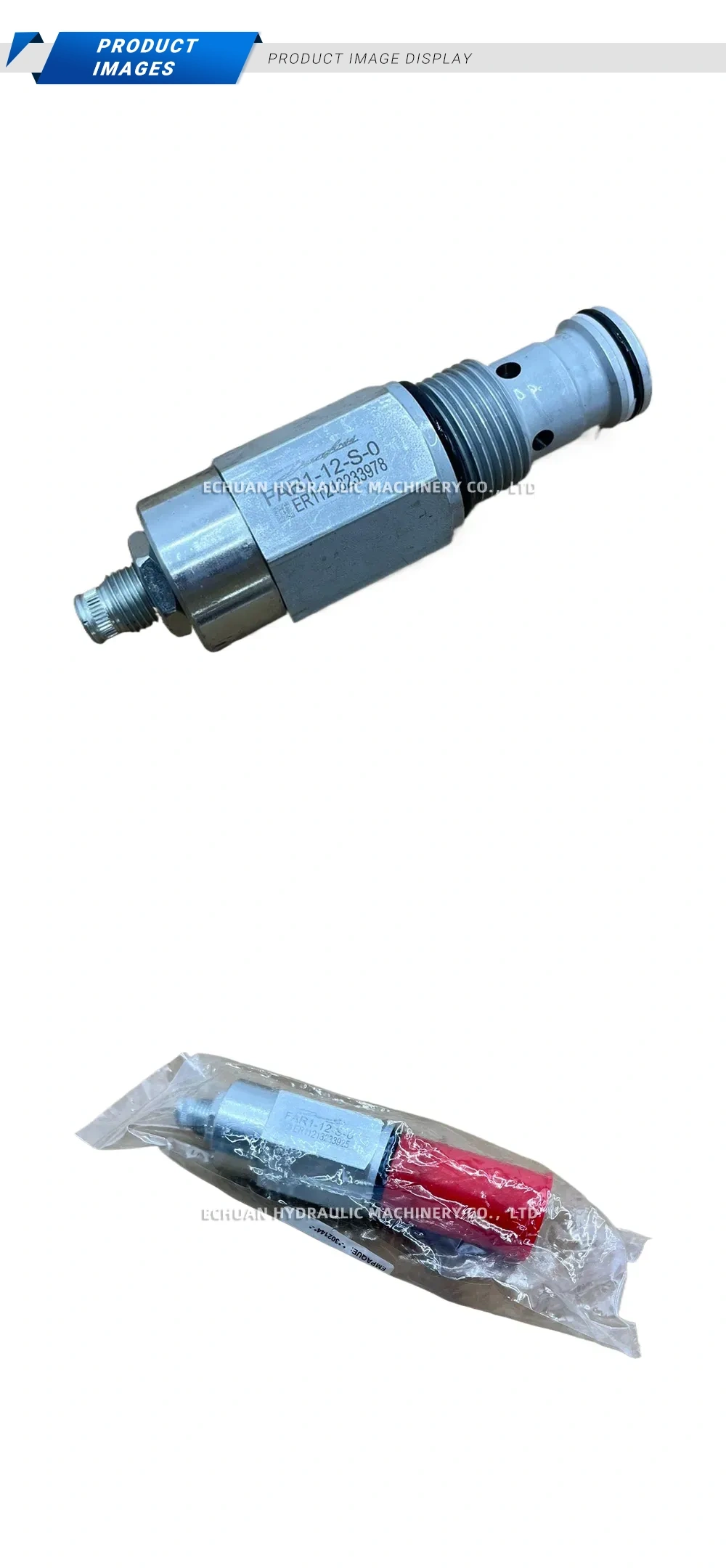 Sauer-Danfoss FAR1-12-S-0 Hydraulic Flow Control Valve Cartridge Description