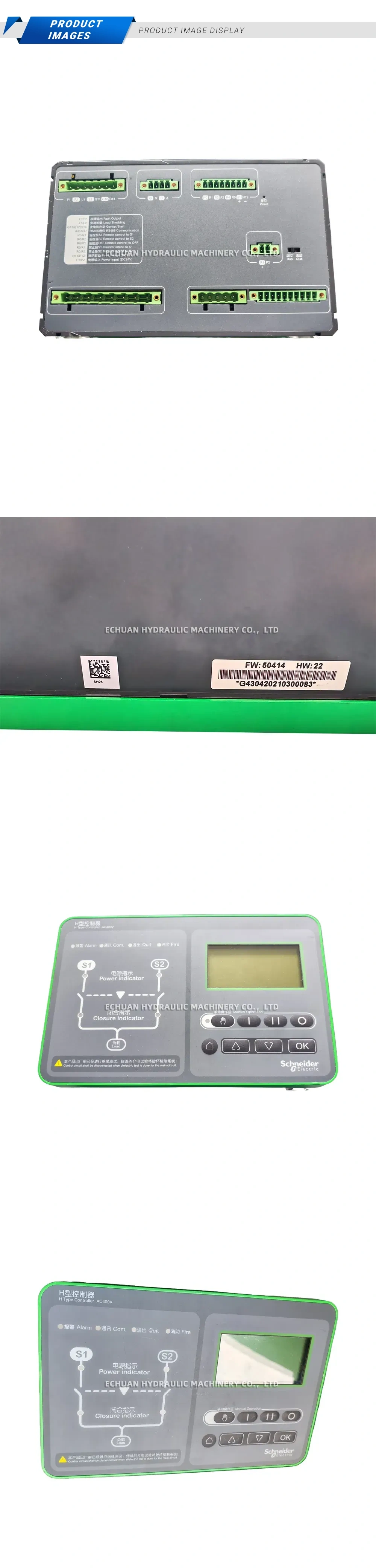 Schneider Electric H Type Controller Automatic Transfer Switch Controller Description